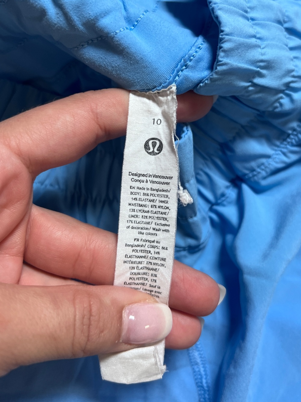 Lululemon Track That High-Rise Lined Short 3" Poolside 10 - Picture 8 of 8